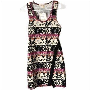NWT California Gypsy Racer Back Bodycon Dress Sm.